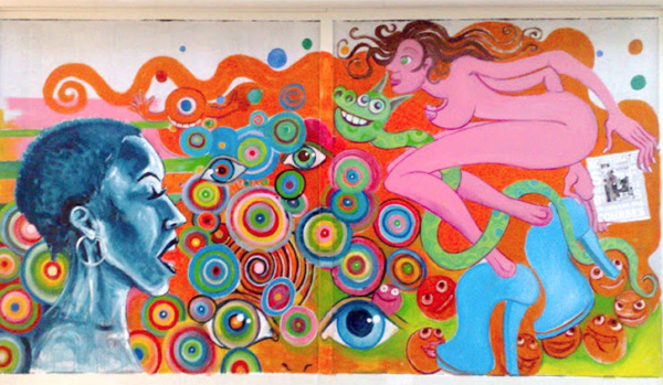 Peinture sur vitrine n°31