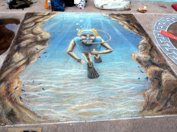 Ma 1ère participation au festival international de street painting de Toulon n°39