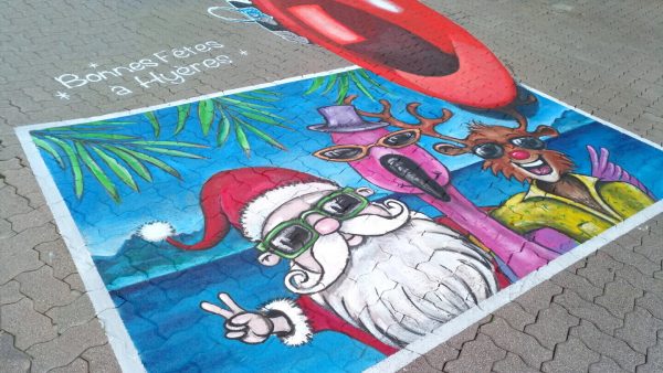 Carte postale de Noël d&rsquo;Hyères : vignette n°1