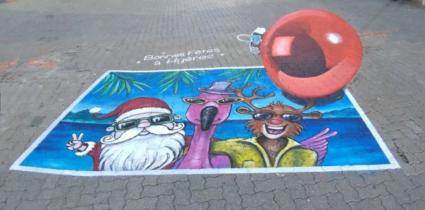 Carte postale de Noël d&rsquo;Hyères : vignette n°2