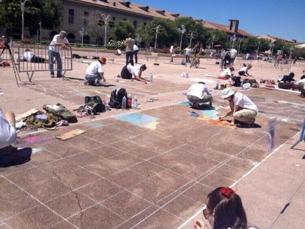 Mon 1er festival de street painting : vignette n°1