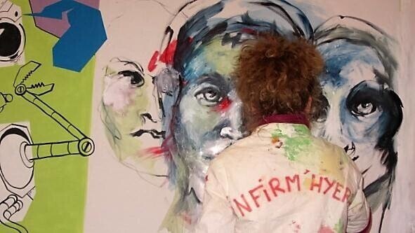 Performance peinture Journée des Arts : vignette n°1