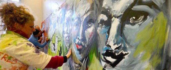 Performance peinture Journée des Arts : vignette n°2