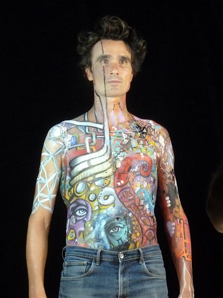 Body-painting pour réalisation photos Arts numériques : vignette n°1