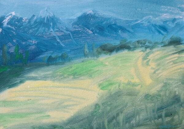 Paysage Alpin imaginaire n°0