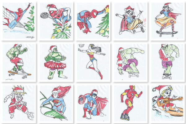 Des super-héros au parc Olbius Riquier : vignette n°1